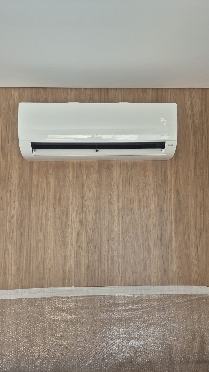 Instalação de ar condicionado split realizada pela EDB Ar Condicionado